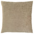 Set Of Two 18" X 18" Tan Polyester Zippered Pillow