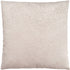 Set Of Two 18" X 18" Taupe Polyester Feather Zippered Pillow