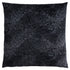 Set Of Two 18" X 18" Black Polyester Feather Zippered Pillow