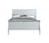 King Silver Sleigh Bed