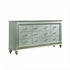18" Champagne Solid Wood Double Dresser