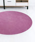 8' X 10' Polyester Hot Pink Area Rug