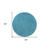 5' X 7' Highlighter Blue Plain Indoor Area Rug