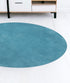 5' X 7' Highlighter Blue Plain Indoor Area Rug