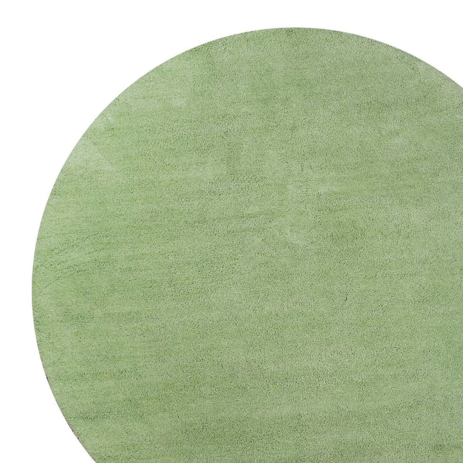 8' X 11' Bright Green Shag Area Rug