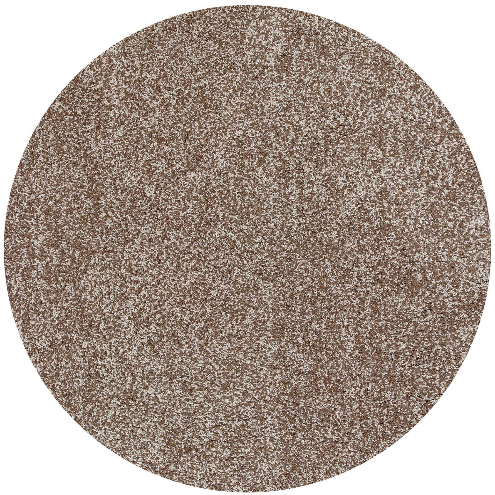 8' X 10' Polyester Beige Heather Area Rug