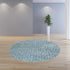 6' Seafoam Heather Round Indoor Shag Rug