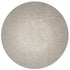 8' Round  Polyester Ivory  Area Rug