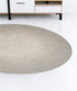 8' Round  Polyester Ivory  Area Rug