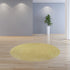 9' X 13' Polyester Canary Yellow Area Rug