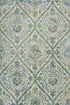 7' X 10'  Polypropylene Ivory Or Teal Area Rug