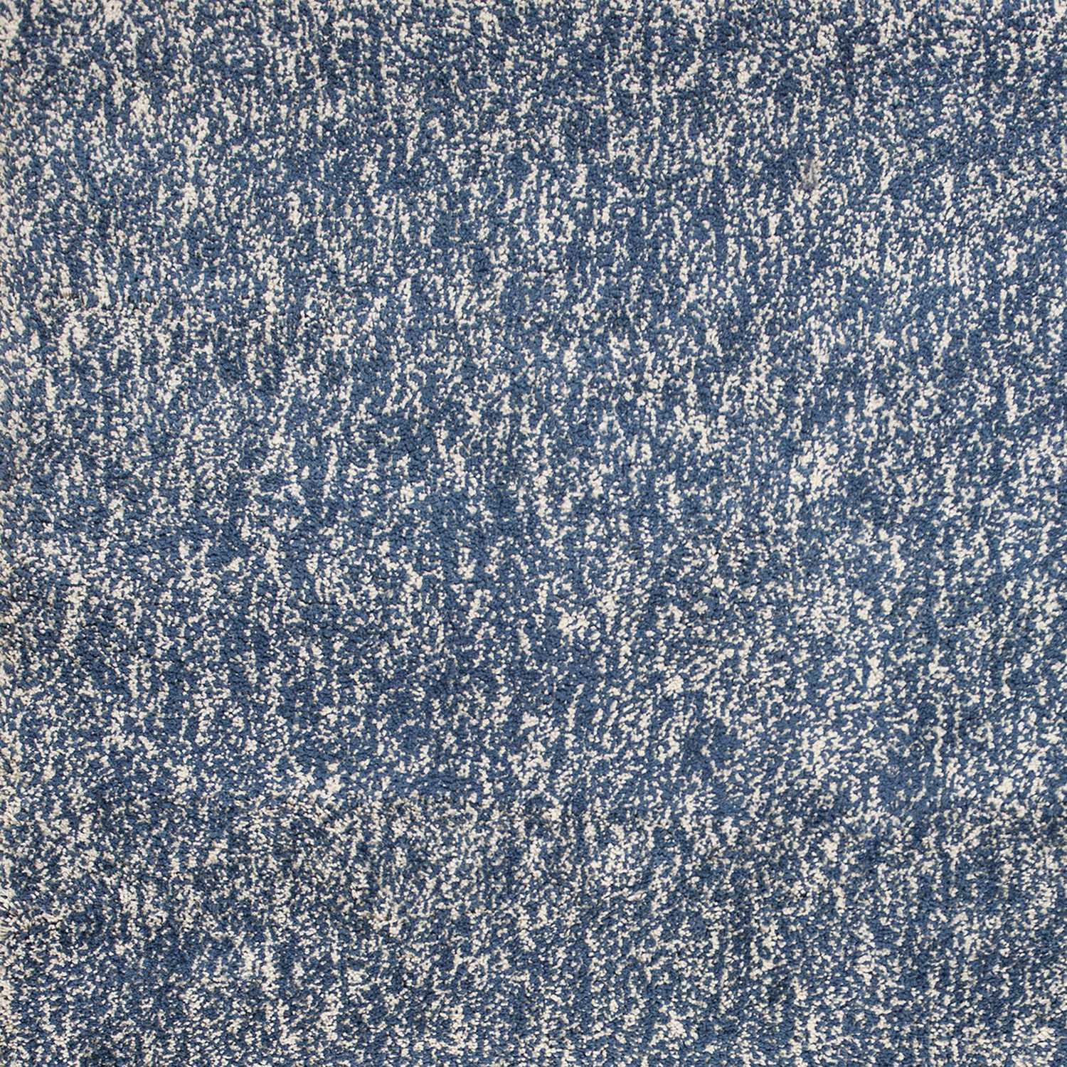 8' X 11'  'Indigo And Ivory Heather Shag Area Rug