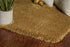 5' X 7' Gold Plain Indoor Area Rug