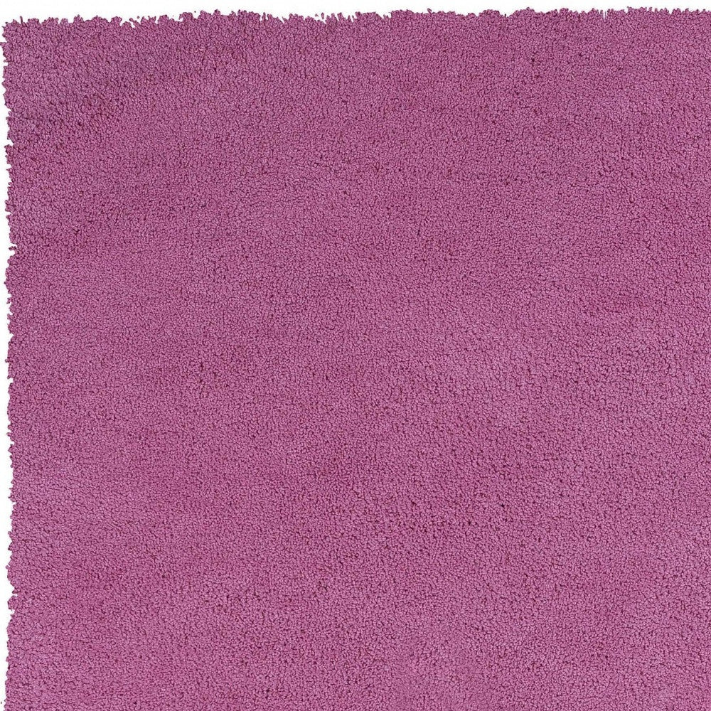 8' X 10' Polyester Hot Pink Area Rug