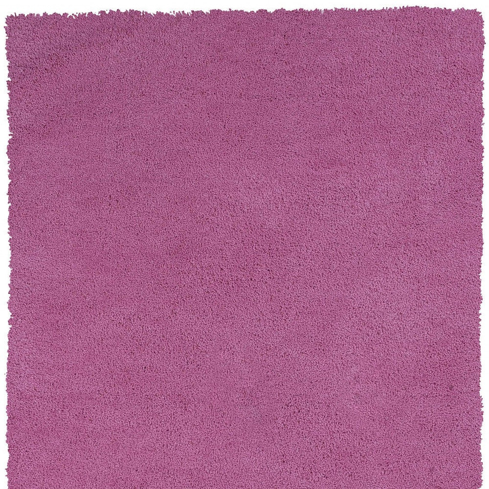 8' X 10' Polyester Hot Pink Area Rug