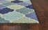 7' X 9'  Uv Treated Polypropylene Blue Area Rug