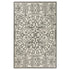 8' Ivory Grey Hand Woven Uv Treated Greek Key Medallion Round Indoor Outdoor Area Rug