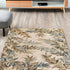 5'X8' Ivory Hand Tufted Pinnate Fronds Indoor Area Rug