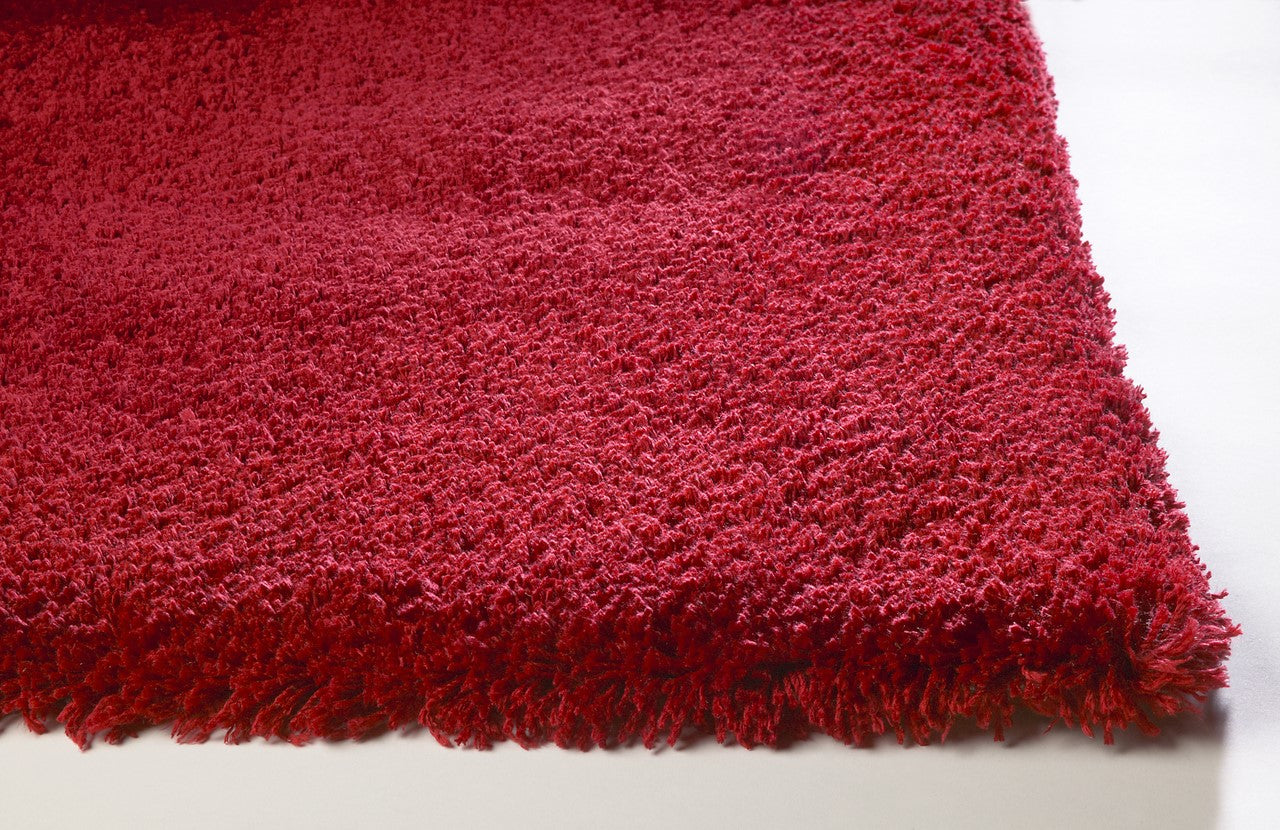 5'X7' Red Indoor Shag Rug