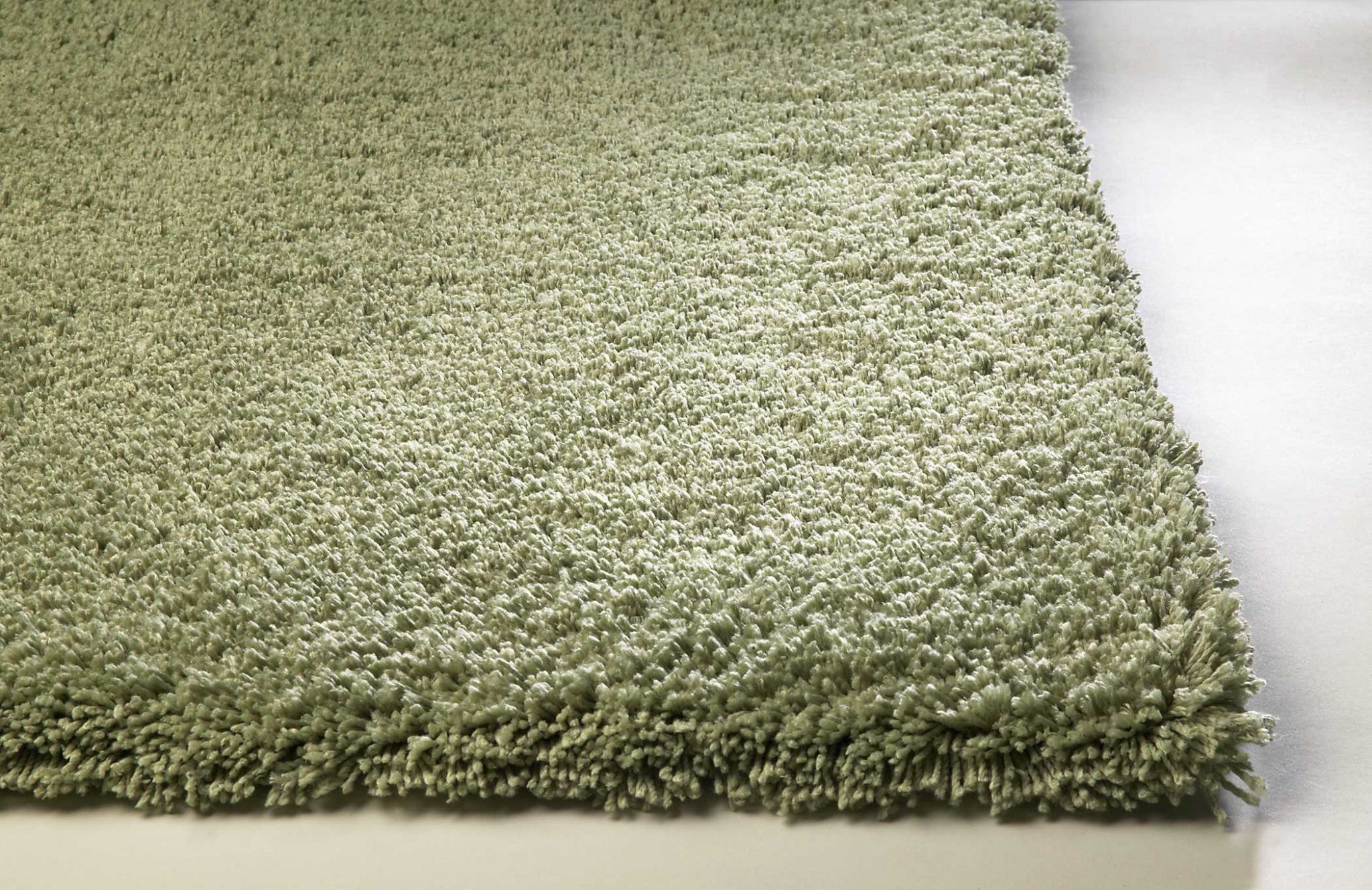 6' Round  Polyester Sage Area Rug