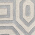 3'X5' Grey Hand Tufted Geometric Indoor Area Rug