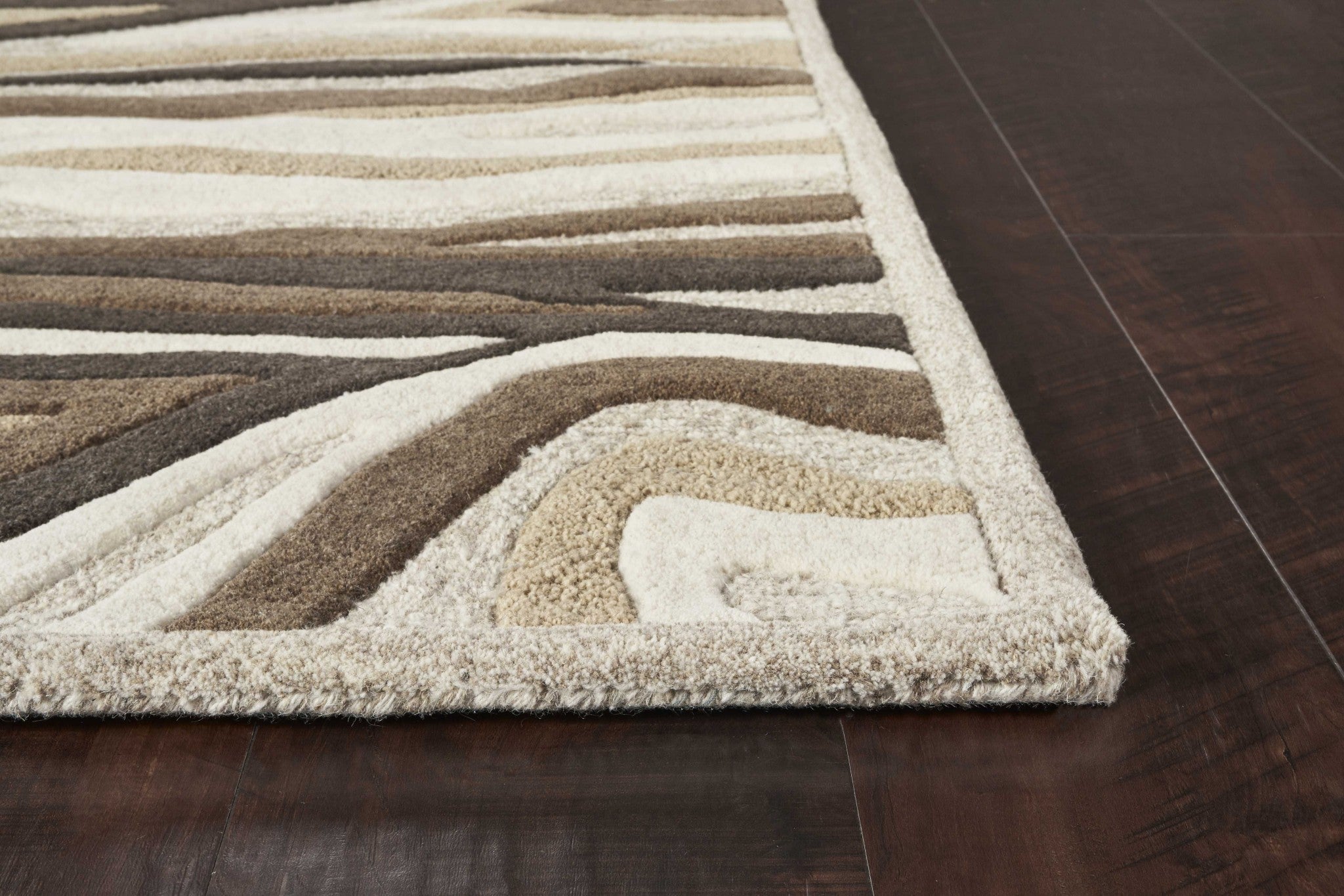 8' X 10' 6 Wool Natural Area Rug