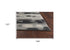 10'X13' Shades Of Grey Machine Woven Abstract Brushstroke Indoor Area Rug