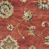 3'X5' Sienna Orange Hand Tufted Wool Traditional Floral Indoor Area Rug