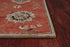 3'X5' Sienna Orange Hand Tufted Wool Traditional Floral Indoor Area Rug