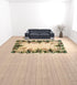 9' X 13' Ivory Wool Floral Hand Tufted Area Rug