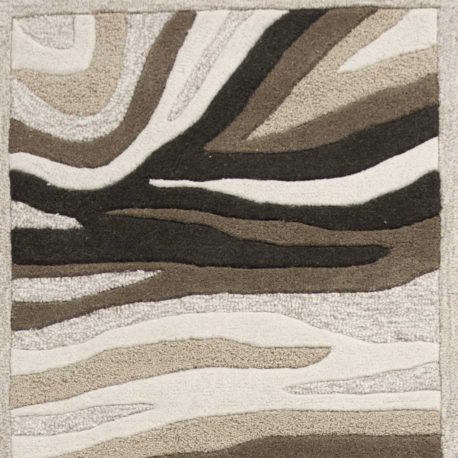 8' X 10' 6 Wool Natural Area Rug