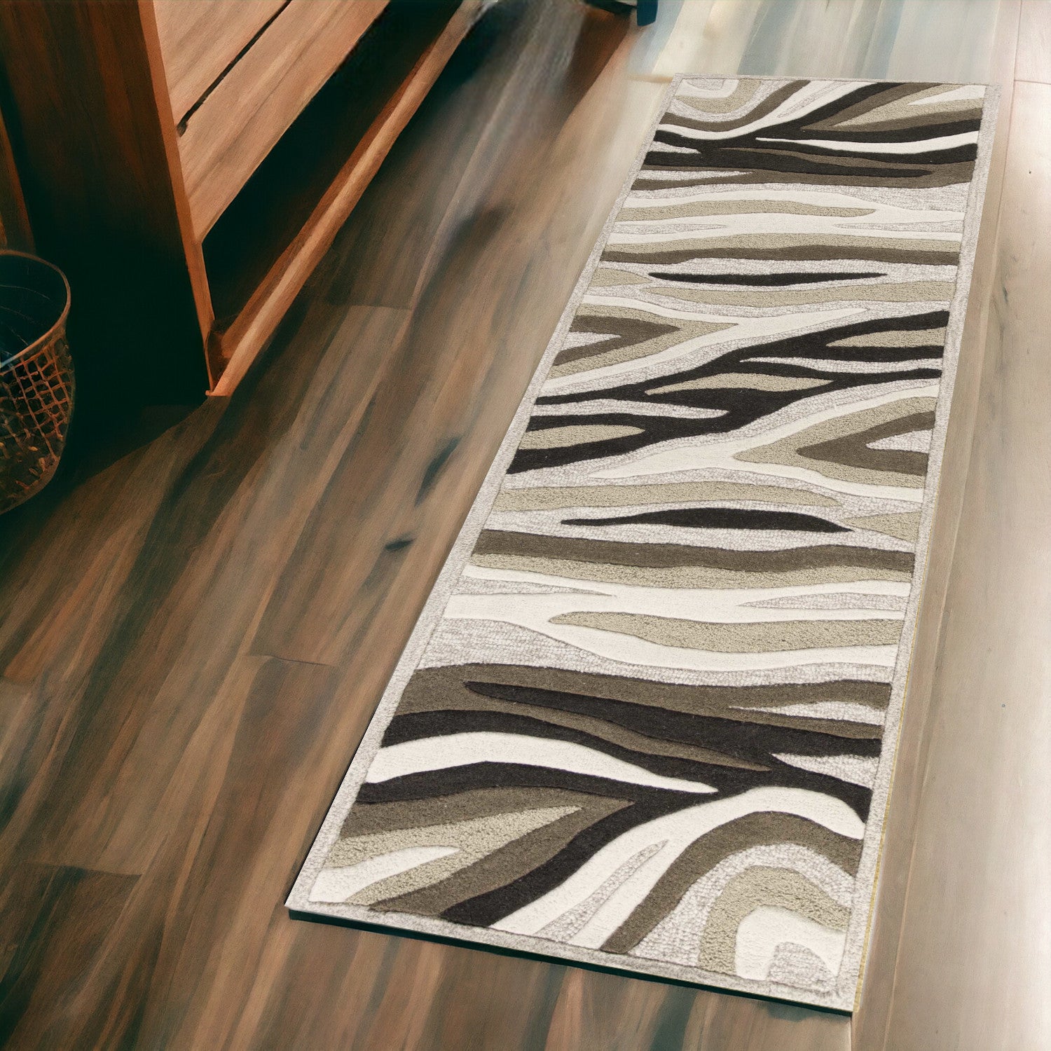 8' X 10' 6 Wool Natural Area Rug