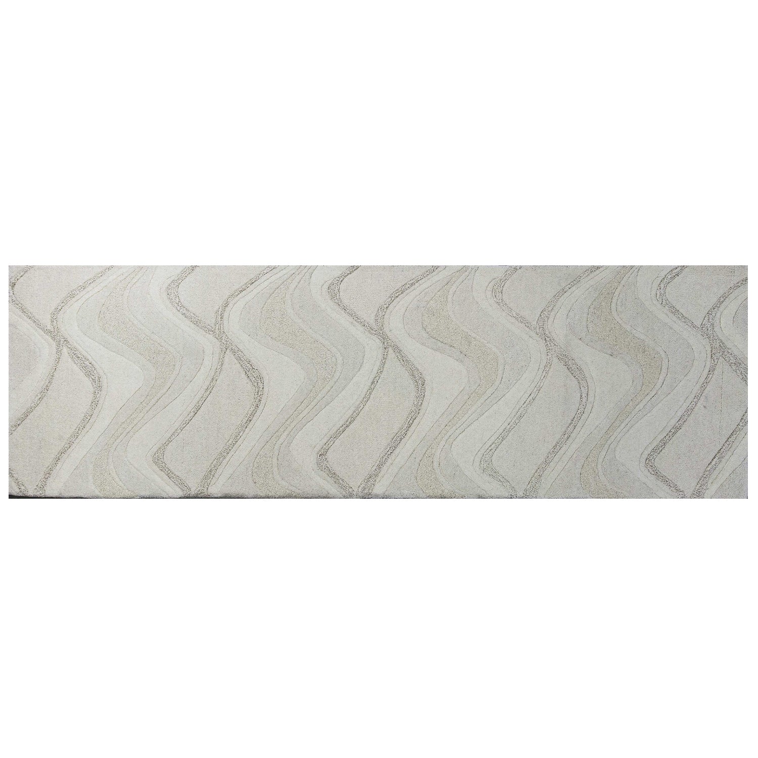 8' X 10' 6 Wool Ivory  Area Rug