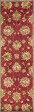 8' X 10' 6 Wool Red Area Rug