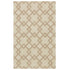 8' X 11' Ivory Wool Geometric Hand Tufted Area Rug