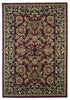 2' X 8' Red Or Black Traditional Bordered Rug