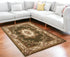 7' X 10'  Polypropylene Greenor Ivory Area Rug