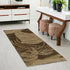 8' X 10' 6 Wool Mocha Area Rug