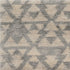 5' X 8' Ivory Or Grey Geometric Triangle Indoor Area Rug