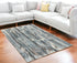 7' X 10'  Polypropylene Teal Area Rug