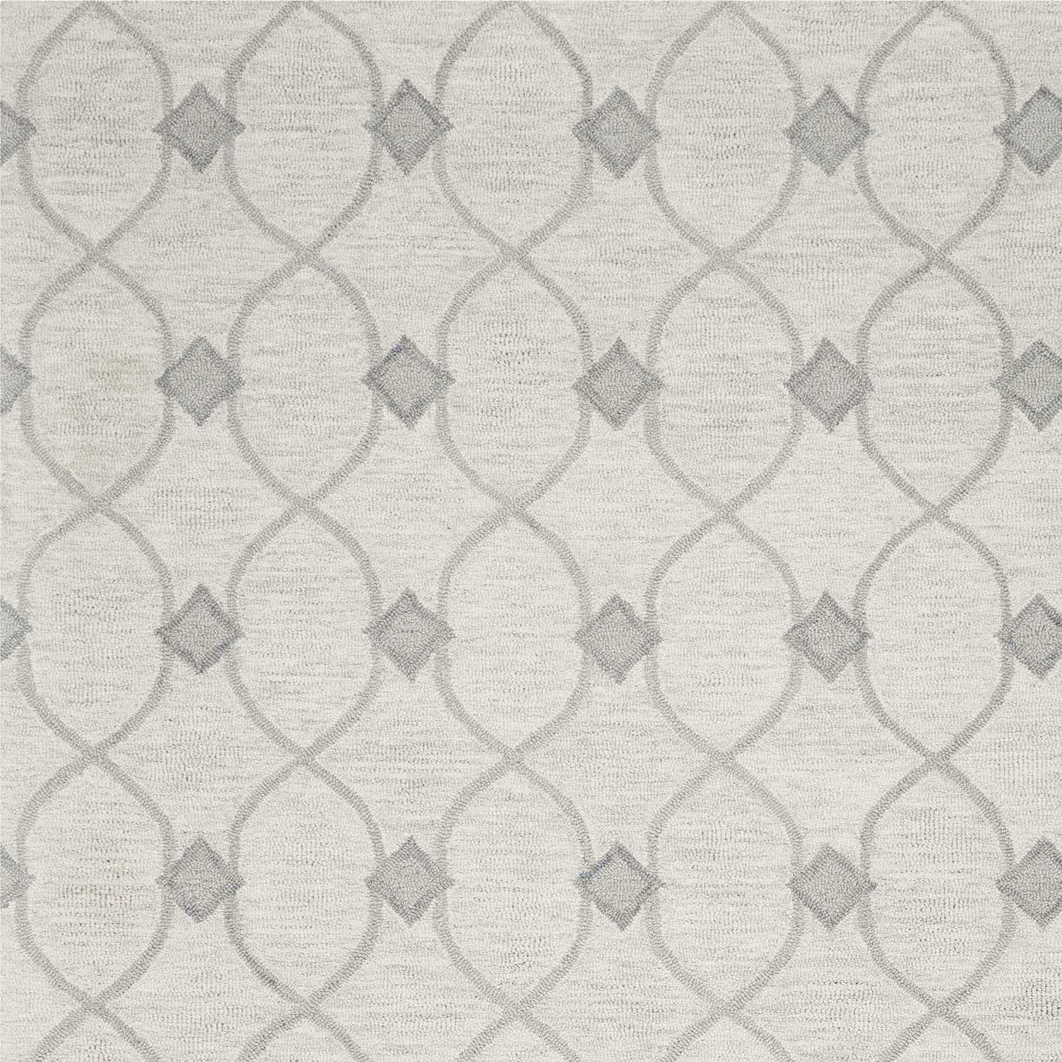 9' X 12'  Wool Ivory  Area Rug