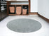 6' Blue Heather Round Indoor Shag Rug