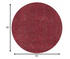 5' X 7' Red Heather Plain Indoor Area Rug