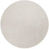 8' Round  Polyester Ivory  Area Rug