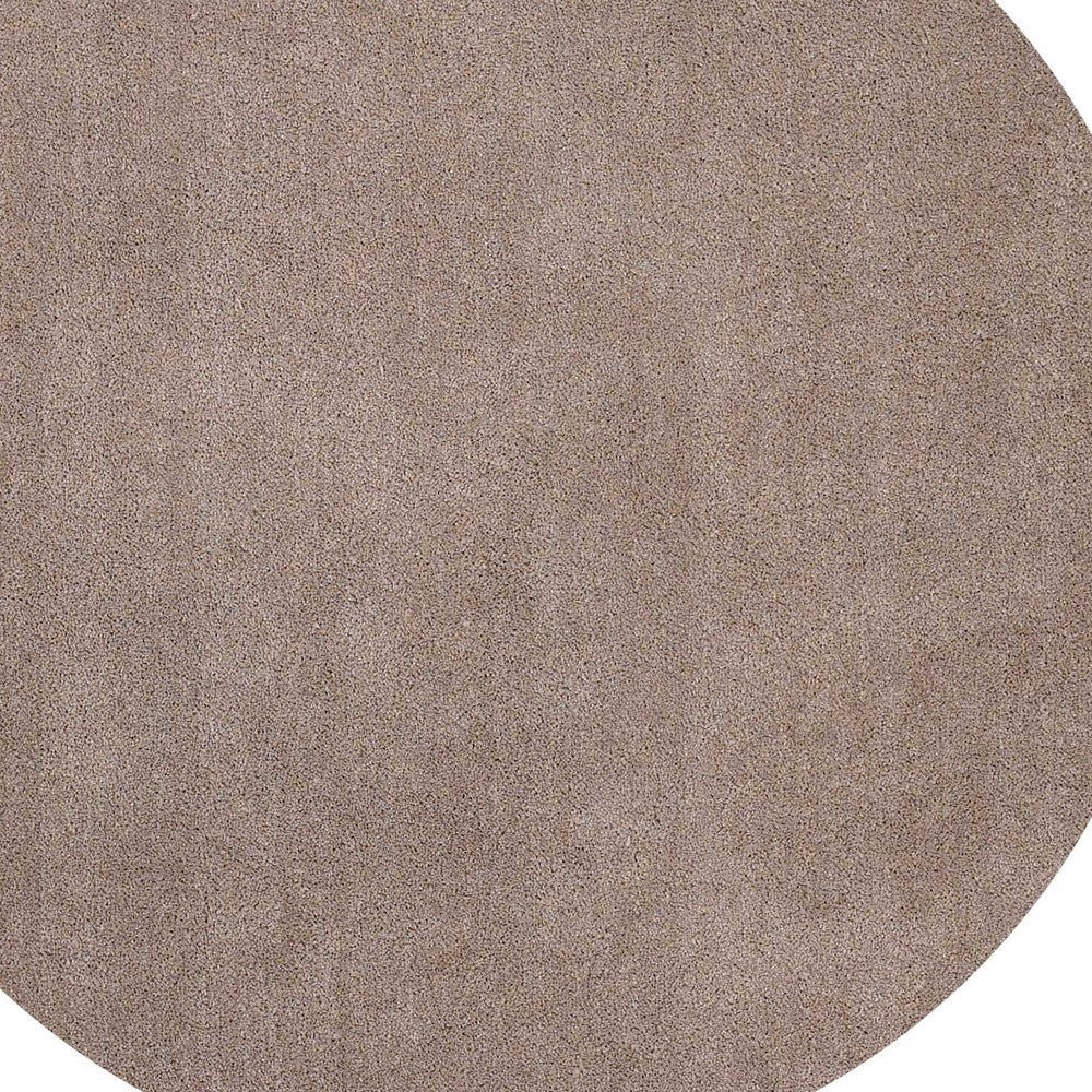 8' X 10'  Polyester Beige Area Rug