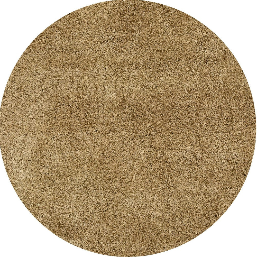 5' X 7' Gold Plain Indoor Area Rug