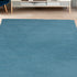 5' X 7' Highlighter Blue Plain Indoor Area Rug