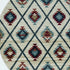 8' Ivory Machine Woven Geometric Lodge Round Indoor Area Rug