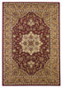 7' X 10'  Polypropylene Red Or  Beige Area Rug