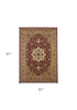 7' X 10'  Polypropylene Red Or  Beige Area Rug